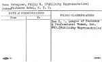 Schuyler, Philip N. (Publicity Representative)