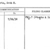 Schwartz, Arch E.