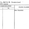 Schwartz, Martin M. (Controller)
