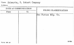Schwartz, S. Robert Company