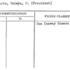 Schwartz, Selwyn, S. (President)