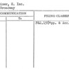 Schweizer, H. Inc.