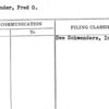 Schwender, Fred O.