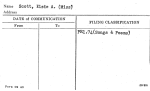Scott, Elsie A. (Miss)