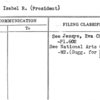 Scott, Isabel R. (President)