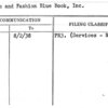 Screen and Fashion Blue Book, Inc.