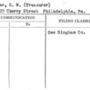 Scudder, G.W. (Treasurer)