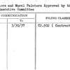 Sculptors and Mural Painters Approved by the Executive Committee