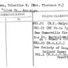 Seaman, Valentine H. (Mrs. Florence W.)