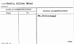 Seckle, Lillian (Miss)