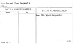 Second Year Requests