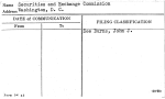 Securities and Exchange Commission