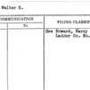 Seely, Walter G.