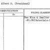 Seep, Albert E. (President)