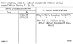 Seerey, John J. (Chief Inspector Police Dept.)