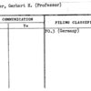 Seger, Gerhart H. (Professor)