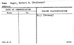 Seger, Gerhart H. (Professor)