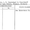 Seibert, L.W. (Assistant to President)
