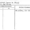 Seidenglanz, Agenes M. (Miss)