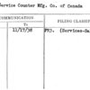 Self-Service Counter Mfg. Co. of Canada