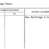 Selfridge Tours