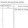 Semi Automatic Merchandizing System