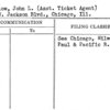 Semmlow, John L. (Asst. Ticket Agent)
