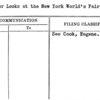 Senior Looks at the New York World's Fair