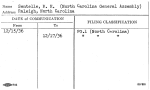 Sentelle, R.E. (North Carolina General Assembly)