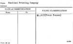Sentinel Printing Company