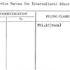(The) Service Bureau for Intercultural Education