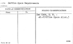 Service Space Requirements