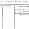 Services - Commercial & Financial Lists