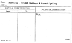 Services - Credit Ratings & Investigating