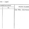 Services - Legal