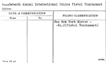 Seventh Annual International Police Pistol Tournament