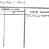 Seyler, Mary L. (Miss)