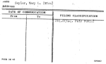 Seyler, Mary L. (Miss)