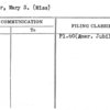 Shafer, Mary S. (Miss)