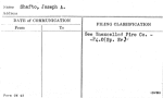 Shafto, Joseph A.
