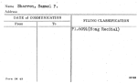 Sharron, Samuel P.
