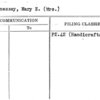 Shaughnessey, Mary E. (Mrs.)