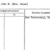 Shaw, John M. (Mrs. Helen)