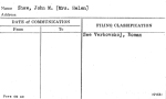 Shaw, John M. (Mrs. Helen)