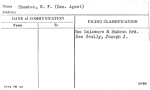 Sheehan, W.F. (Gen. Agent)