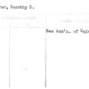 Sheerer, Dorothy D.