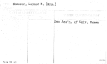 Sheerer, Leland B. (Mrs.)