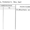 Sheets, Frederick B. (Mrs. Nan)