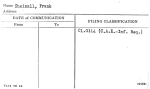 Sheinall, Frank