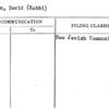 Sherman, David (Rabbi)